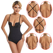 Tight Suspender Jumpsuits Backless U-shaped Bra Shapewear Adjustable Breast Support Tummy Corset Womens Clothing For Party Wedding
