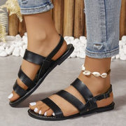 Fashion Round Toe European And American Beach Roman Women's Sandals